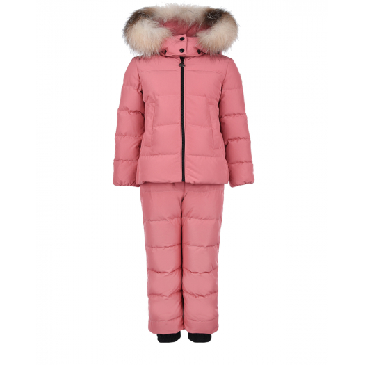 Комплект: куртка и брюки, розовый Moncler | Фото 1