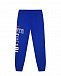Синие спортивные брюки с надписями MSGM | Фото 2