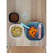 Набор посуды из 3 детских тарелок, синий BEABA | Фото 2