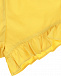Желтые шорты с рюшами IL Gufo | Фото 3