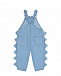 Голубой джинсовый комбинезон с декором &quot;крокодил&quot; Stella McCartney | Фото 2