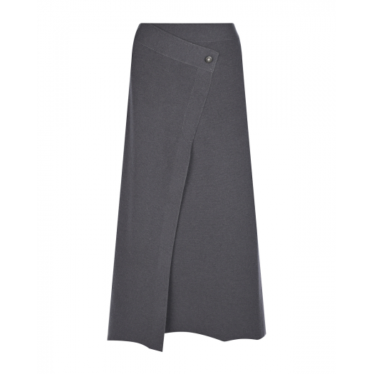 Темно-серая асимметричная юбка Panicale | Фото 1
