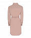 Розовое платье с поясом на кнопках Moncler | Фото 2