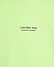 Толстовка-худи oversize, салатовая Calvin Klein | Фото 3