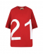 Красная футболка с логотипом No. 21 | Фото 1