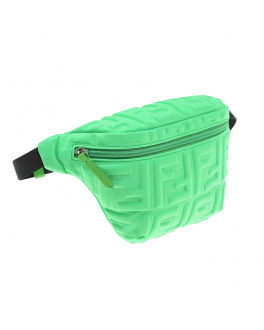 Зеленая сумка-пояс с лого, 29x13x6 см Fendi Зеленый, арт. 7VB011 AE6I F1G47 | Фото 2