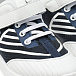 Черно-белые кроссовки с лого Emporio Armani | Фото 6