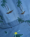Голубая кепка с принтом &quot;пальмы&quot; MaxiMo | Фото 4
