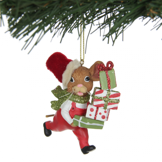 Подвеска &quot;Мышка с подарками&quot; 2 вида Christmas Inspirations | Фото 1