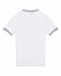 Белая футболка с отделкой в полоску Brunello Cucinelli | Фото 2