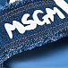Босоножки джинсовые с логотипом, синие MSGM | Фото 6
