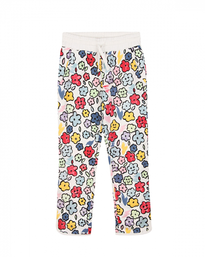 Спортивные брюки с цветочным принтом Stella McCartney | Фото 1