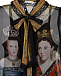 Шелковая блуза с принтом &quot;королевы&quot; Dolce&Gabbana | Фото 3