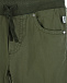 Поплиновые брюки цвета хаки IL Gufo | Фото 3