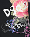 Черный свитшот с цветочным принтом Dsquared2 | Фото 3