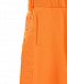 Оранжевые шорты с логотипом в тон Balmain | Фото 3
