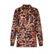 Шелковая рубашка с леопардовым принтом Roberto Cavalli | Фото 1