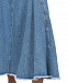Синяя джинсовая юбка клеш MSGM | Фото 8