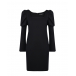 Черное платье с рукавами-фонариками Pietro Brunelli | Фото 1