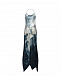 Шелковое платье с принтом &quot;ангелы&quot; Roberto Cavalli | Фото 6