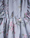 Серое платье с рукавами-крылышками Monnalisa | Фото 3