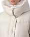 Куртка с накладными карманами и отделкой из овчины, белая Yves Salomon | Фото 8