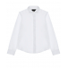 Белая рубашка из хлопка Emporio Armani | Фото 1