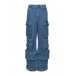 Синие джинсы карго ALINE | Фото 1