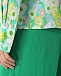 Зеленая блуза с цветочным принтом ROHE | Фото 7
