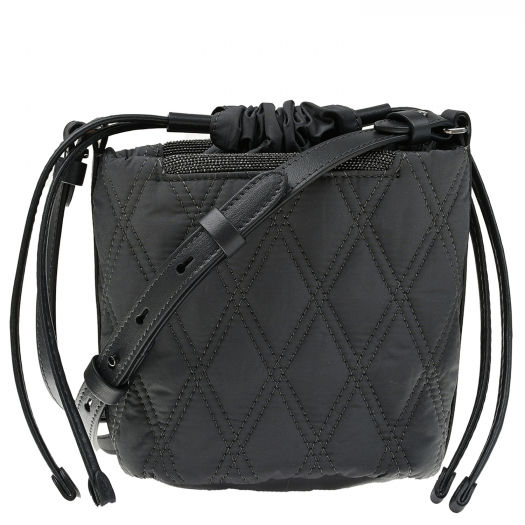 Черная стеганая сумка, 14х20 см Brunello Cucinelli | Фото 1