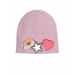 Розовая шапка со значком &quot;радуга&quot; Regina | Фото 1