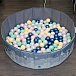 Сухой бассейн для шариков Kids Moon 100 Grey (без шариков) UNIX Kids | Фото 3