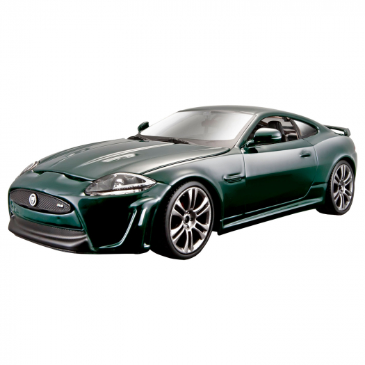 Cборная модель Jaguar XKR-S - Dark Green (Model Kit) 1:24 Bburago | Фото 1