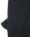Черные брюки с оборками на карманах Tre Api | Фото 5