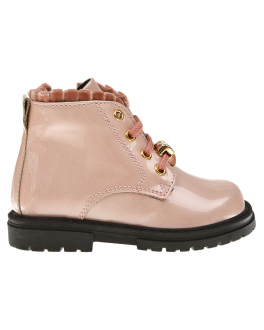 Розовые ботинки на молнии и шнуровке Walkey Розовый, арт. Y1A5-41536-1158302- | Фото 2