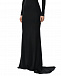Платье со шлейфом, черное Giuseppe di Morabito | Фото 9