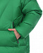 Удлиненная зеленая куртка с капюшоном Naumi | Фото 11
