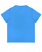 Голубая футболка с принтом &quot;GOOD VIBES&quot; Stella McCartney | Фото 2