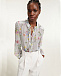 Шелковая блузка с цветочным принтом Dorothee Schumacher | Фото 5