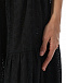 Черная юбка с поясом на резинке Dan Maralex | Фото 6