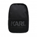 Черный рюкзак с логотипом, 40x23x10 см Karl Lagerfeld kids | Фото 1