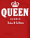 Красная спортивная куртка с принтом &quot;Queen&quot; Dolce&Gabbana | Фото 5