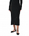 Черное платье миди из трикотажа ROHE | Фото 8