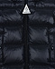 Темно-синяя куртка с меховой отделкой Moncler | Фото 3
