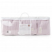 Комплект постельного белья (подушка, одеяло, простыня на резинке, бортики, лента) розовый Happy Baby | Фото 11