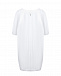 Белое платье-футболка с накладными карманами Deha | Фото 4