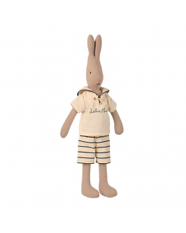 Мягкая игрушка Кролик, размер 2, моряк в белом костюме Maileg , арт. 16-1220-00 | Фото 1