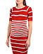 Красное платье в белую полоску Pietro Brunelli | Фото 7