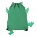 Зеленый рюкзак в виде крокодила, 37х27 см Stella McCartney | Фото 3