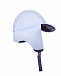 Двухстронняя шапка-ушанка, фиолетовый/сиреневый Yves Salomon | Фото 4